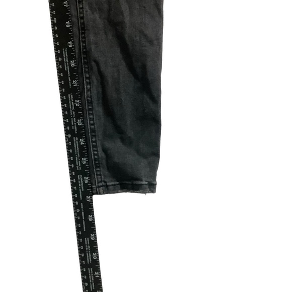 Free People Black Distressed Skinny Ankle Jeans Size 26 - Picture 5 of 6
